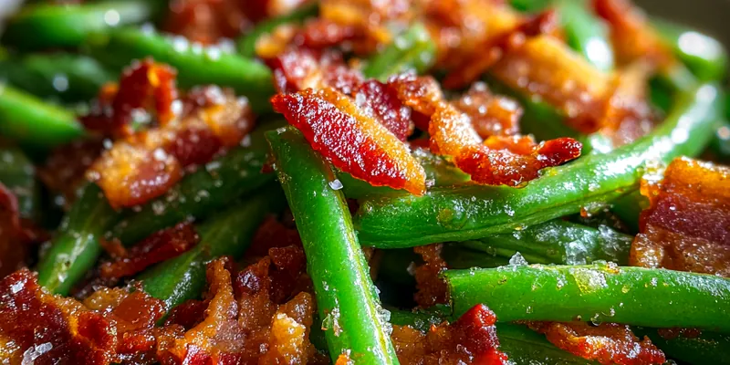 Savory Bacon Green Beans