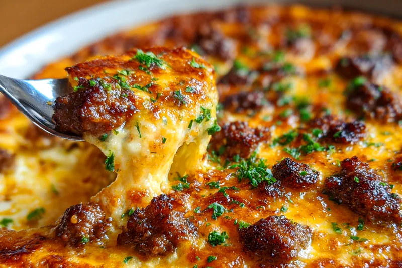 Fresh ingredients for Savory Baked Cheese Dip