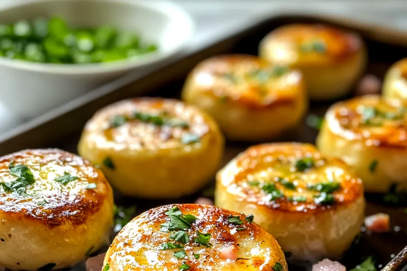 Fresh ingredients for Savory Ham Herb Biscuits