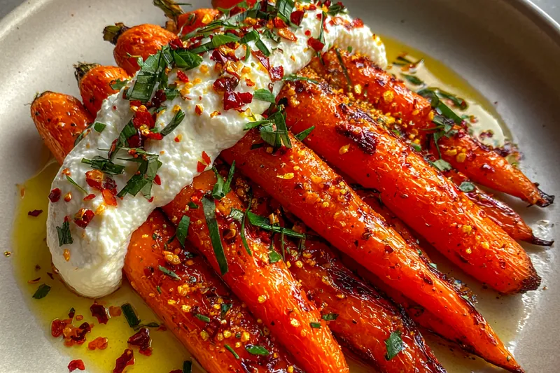A pan of beautifully roasted carrots, perfectly caramelized and ready to serve.
