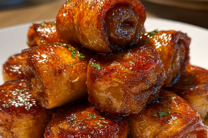 Cooking process for Savory Sausage Breakfast Rolls