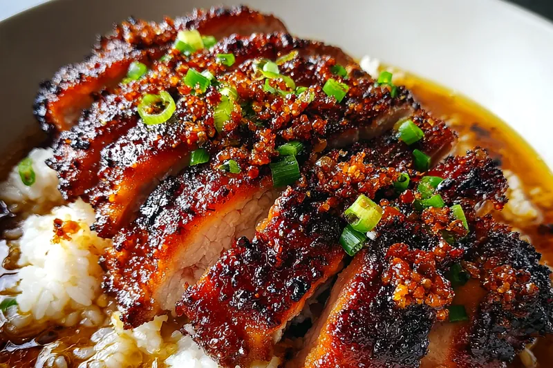 Colorful array of fresh ingredients for Savory Soy Chicken Delight, including vegetables and chicken.
