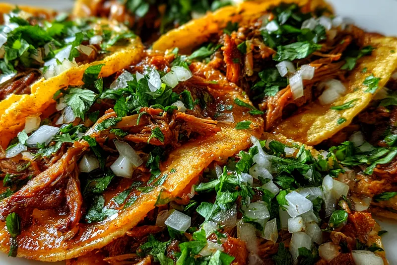 Cooking process for Slow Cooked Beef Tacos