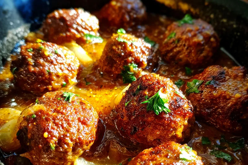 Cooking process for Slow Cooker Meatballs Delight