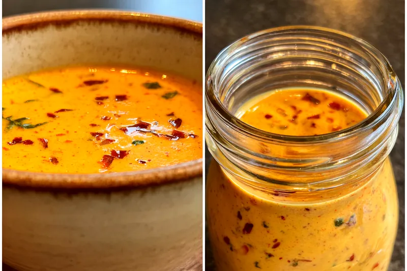 Cooking process for Smoky Spicy Creamy Sauce