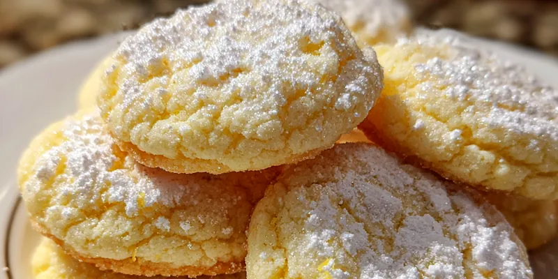 Soft Lemon Sugar Cookies