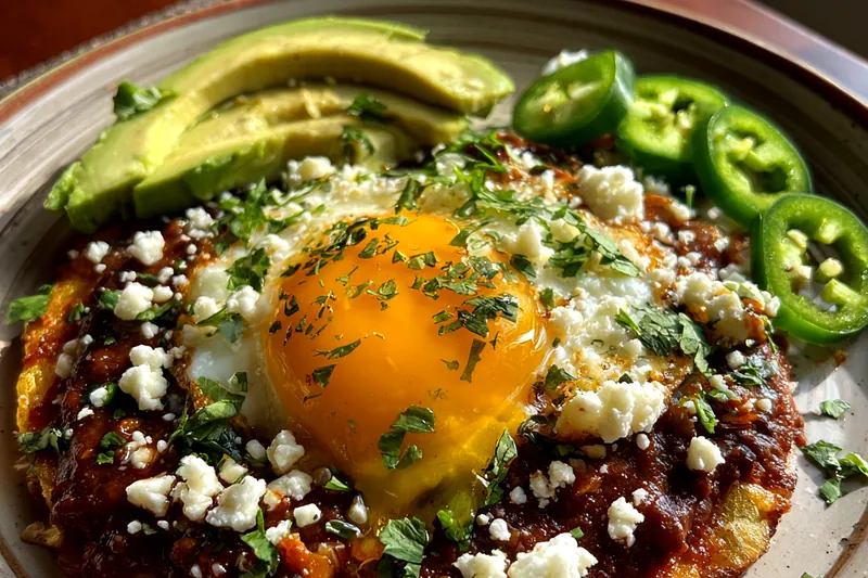 Cooking process for Spicy Avocado Breakfast