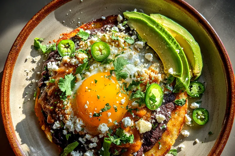 Fresh ingredients for Spicy Avocado Breakfast