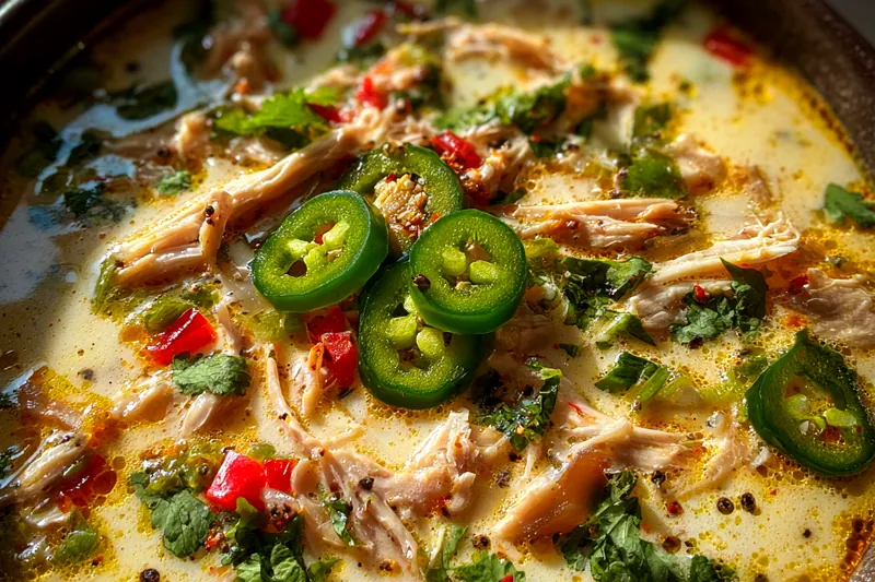 Fresh ingredients for Spicy Jalapeño Chicken Soup