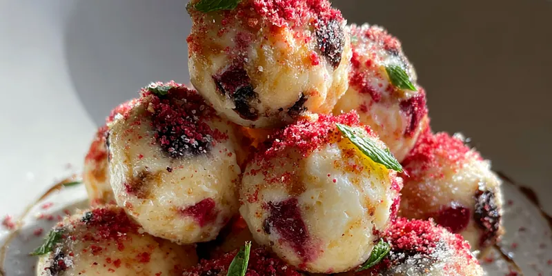 Strawberry Cheesecake Energy Bites