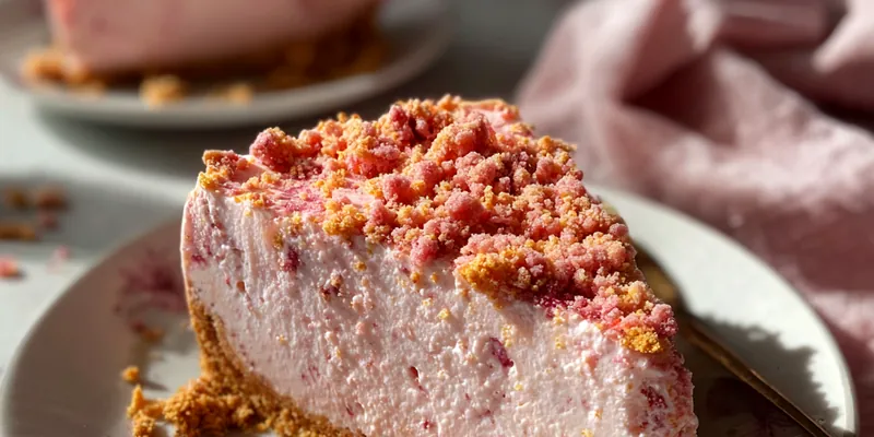 Strawberry Crumble Icebox Cake