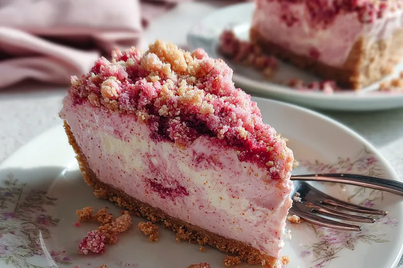 Fresh ingredients for Strawberry Crumble Icebox Cake