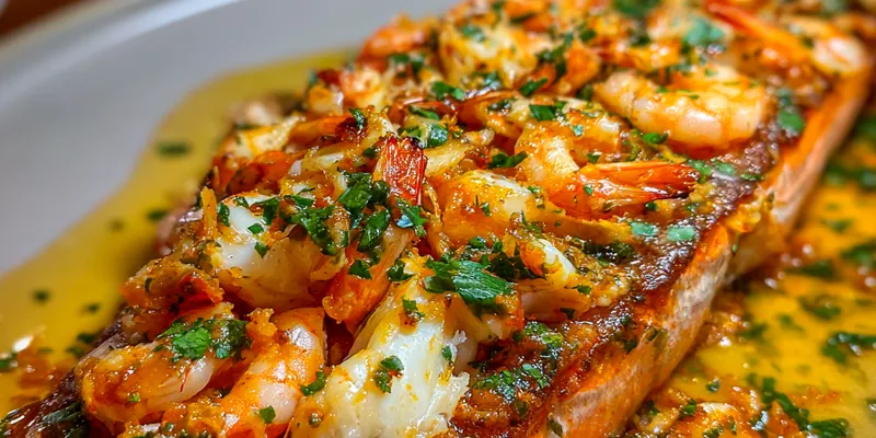 Delicious Stuffed Salmon Delight served on a plate