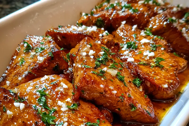 Cooking process for Sweet Honey Feta Chicken