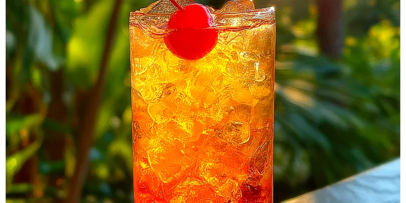 Tropical Amaretto Punch Delight