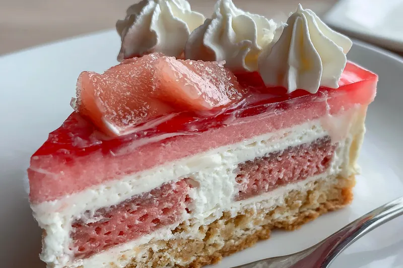 Cooking process for Tropical Guava Layer Cake