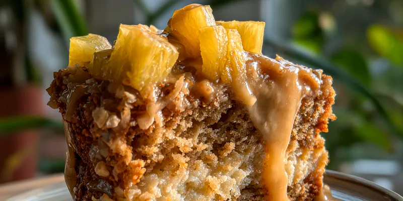 Delicious Tropical Pineapple Delight served on a plate