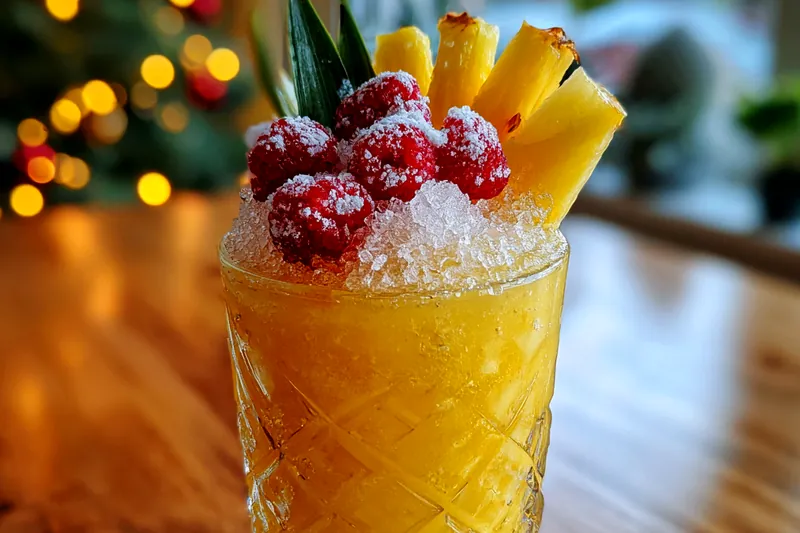 Fresh ingredients for Tropical Pineapple Delight