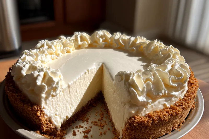 Fresh ingredients for Whipped Cream Cheesecake