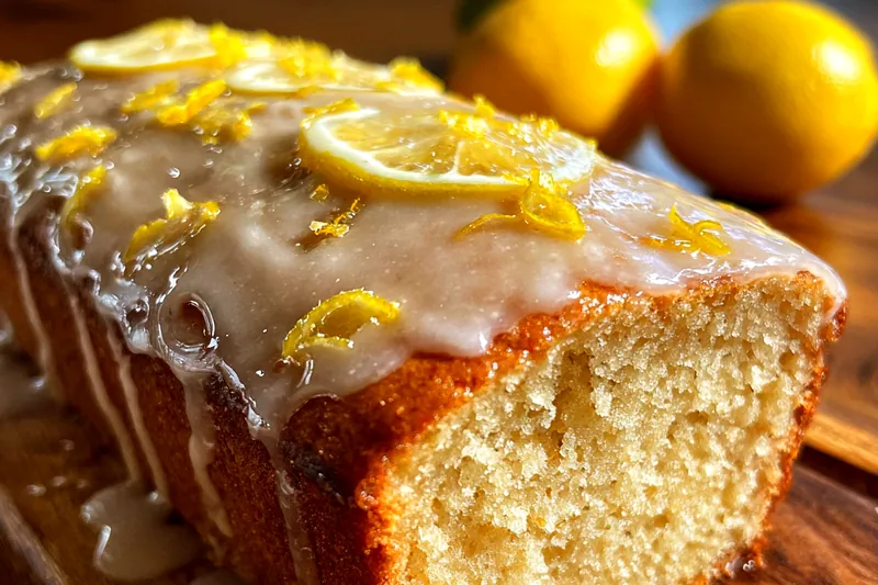 Cooking process for Zesty Citrus Glazed Cake